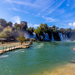 05: Vodopády Kravica, jezero Buško, Jajce